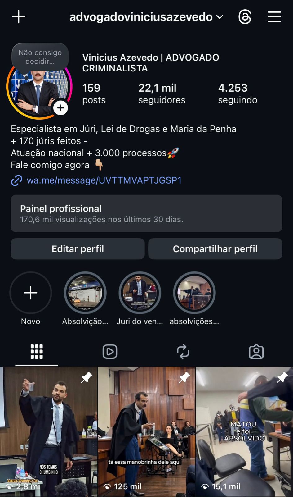 Perfil Instagram